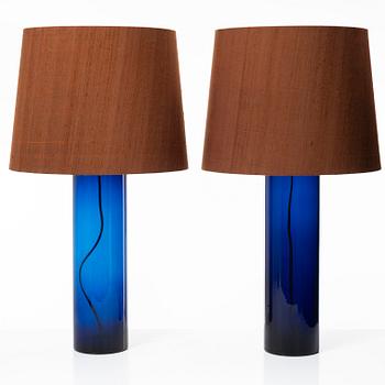 A pair of Luxus table lamps, Vittsjö.