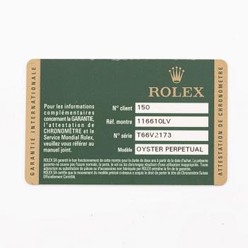 Rolex, Oyster Perpetual Date, Submariner, "Hulk", wristwatch, 40 mm.