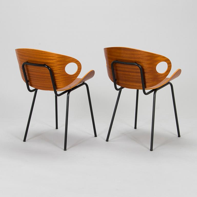Olof Kettunen, a pair of mid-20th century 'Ulla' chairs for Merivaara.
