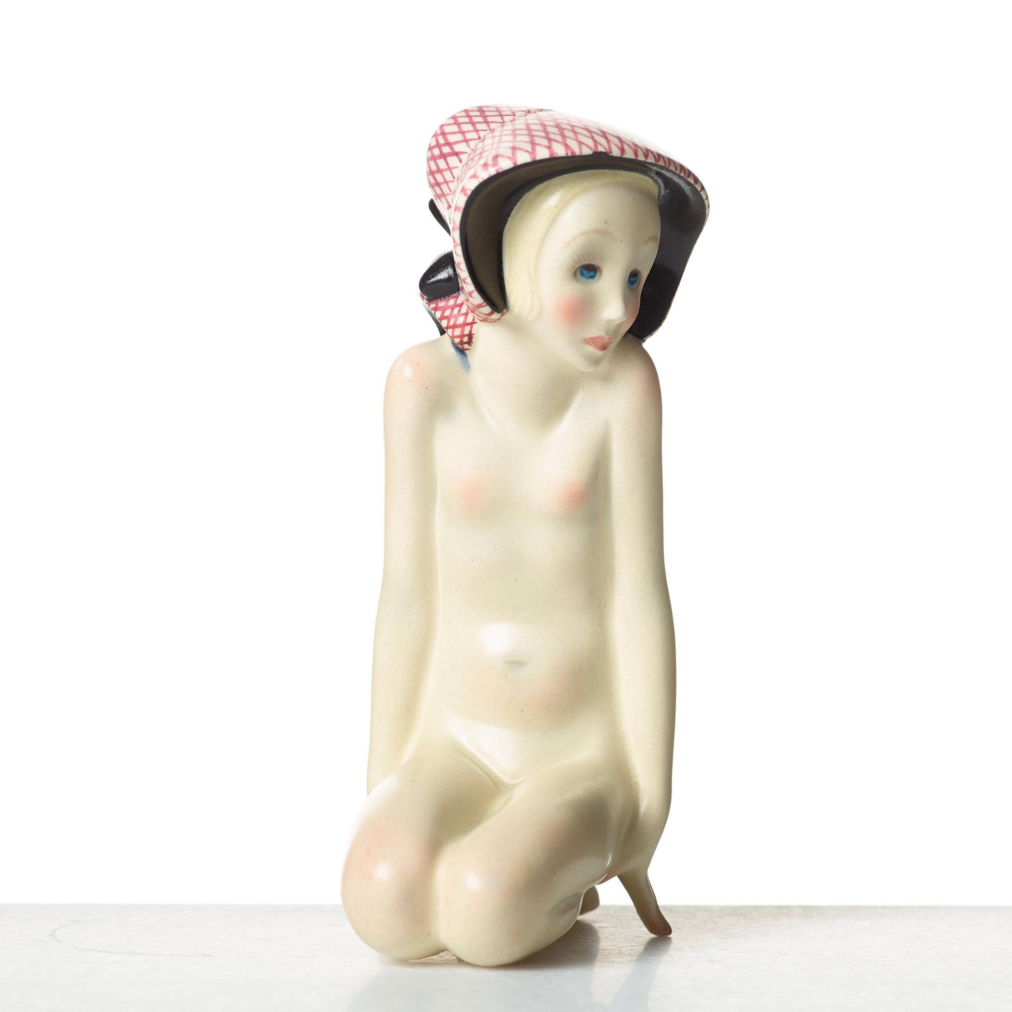 Helen König Scavini, figurin "Nudino", Lenci, Italien 1930-tal.