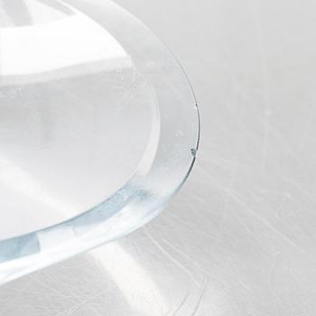 Alvar Aalto, glasskulptur, "Aalto-blomman", fyrdelad, signerad Alvar Aalto Iittala 2005.