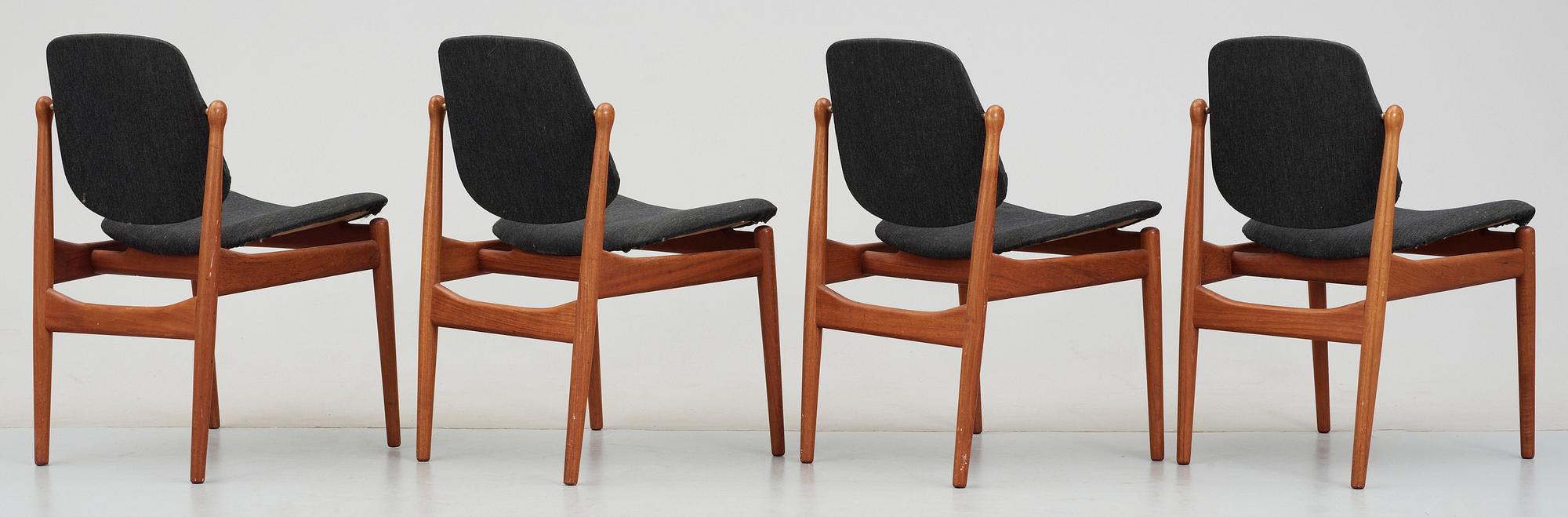 STOLAR, 4 st, Arne Vodder, France & Daverkosen, Danmark, 1950-tal.