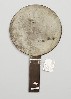 HANDSPEGEL. Brons. Japan. 1900-tal.