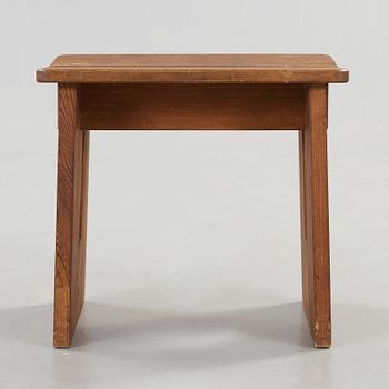 Axel Einar Hjorth, a stained pine stool, Nordiska Kompaniet, 1930's.