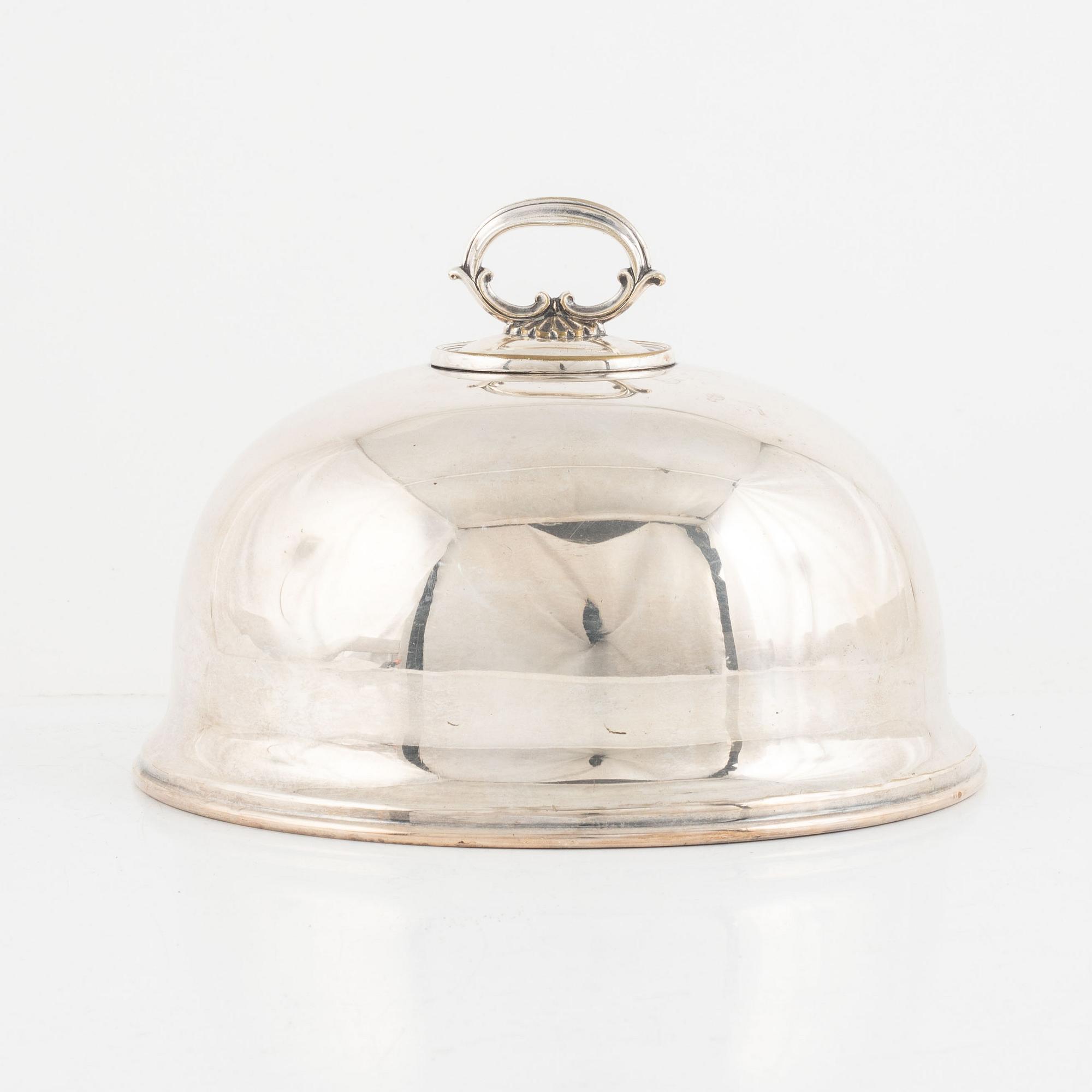 Stekhuvar, 2 st, pläter, England, omkring 1900.