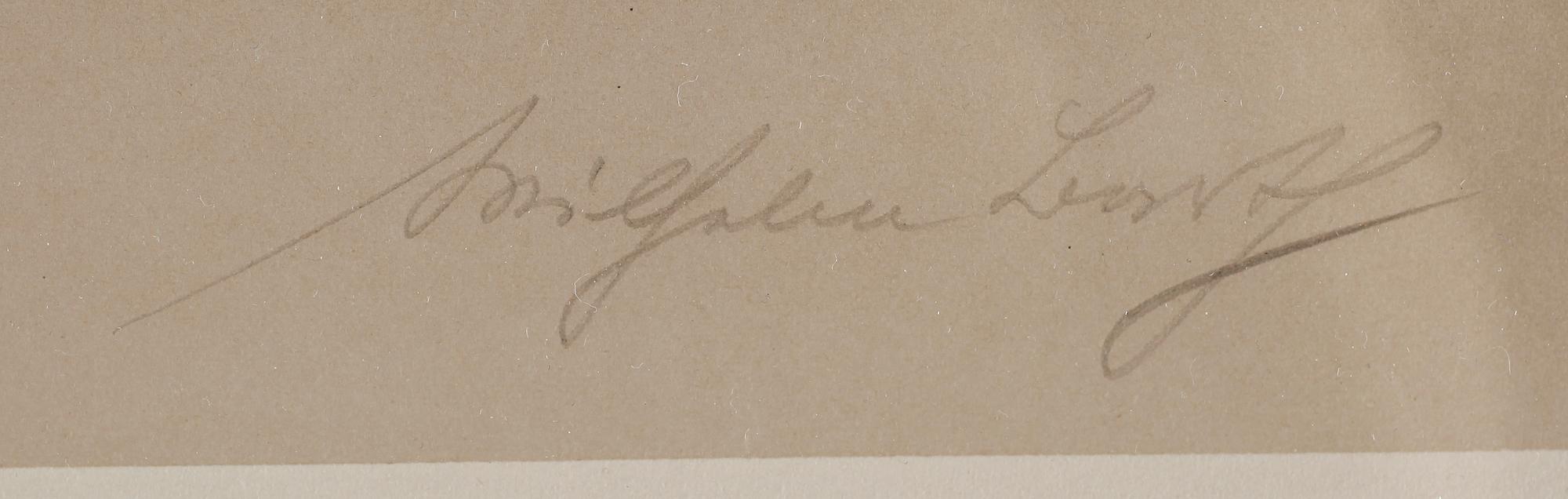 LITOGRAFISKT TRYCK efter Wilhelm Barth, sekelskiftet 1900.