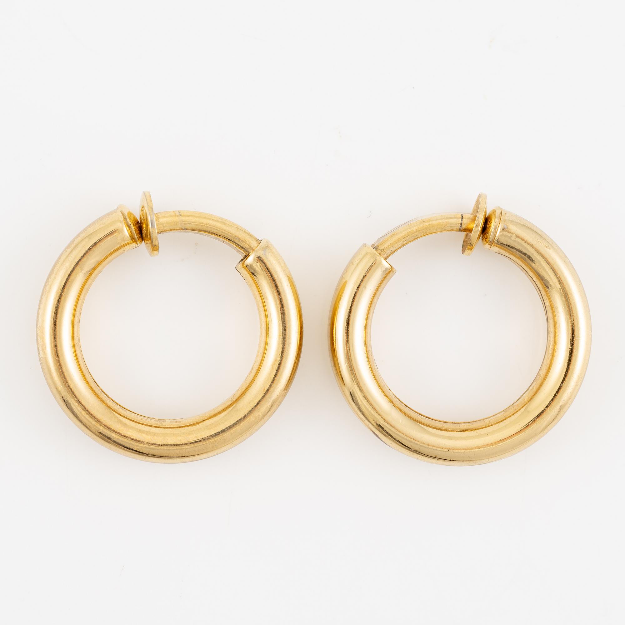 Christian Dior, örhängen, ett par och collier med hänge.