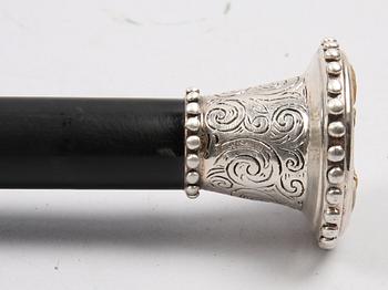SPATSERKÄPP, sterling silver, sent 1900-tal.