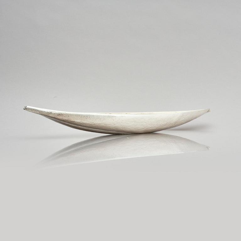 Tapio Wirkkala, a silver bowl, model TW9, marked TW, Kultakeskus, Hämeenlinna 1978.