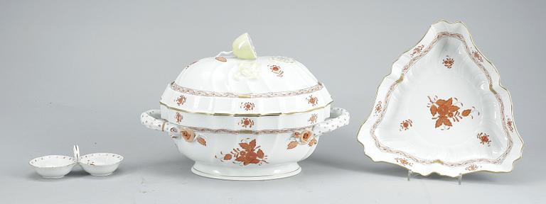 MATSERVIS, porslin, Herend, Ungern, 1900-talets andra hälft.