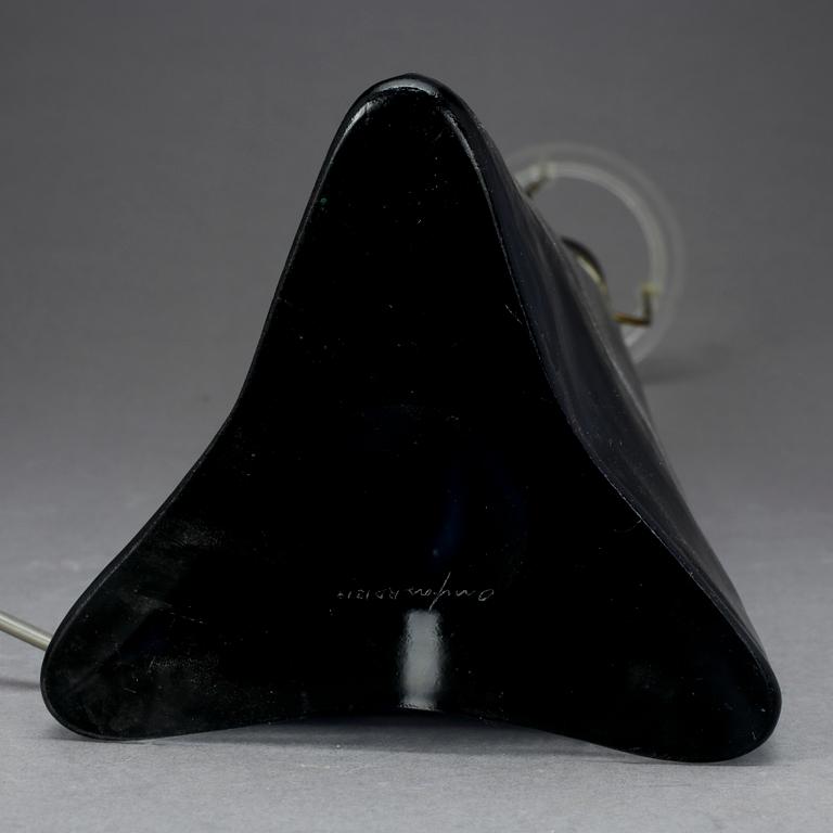 BORDSLAMPA, glas, Carl Fagerlund, Orrefors, 1900-talets andra hälft.