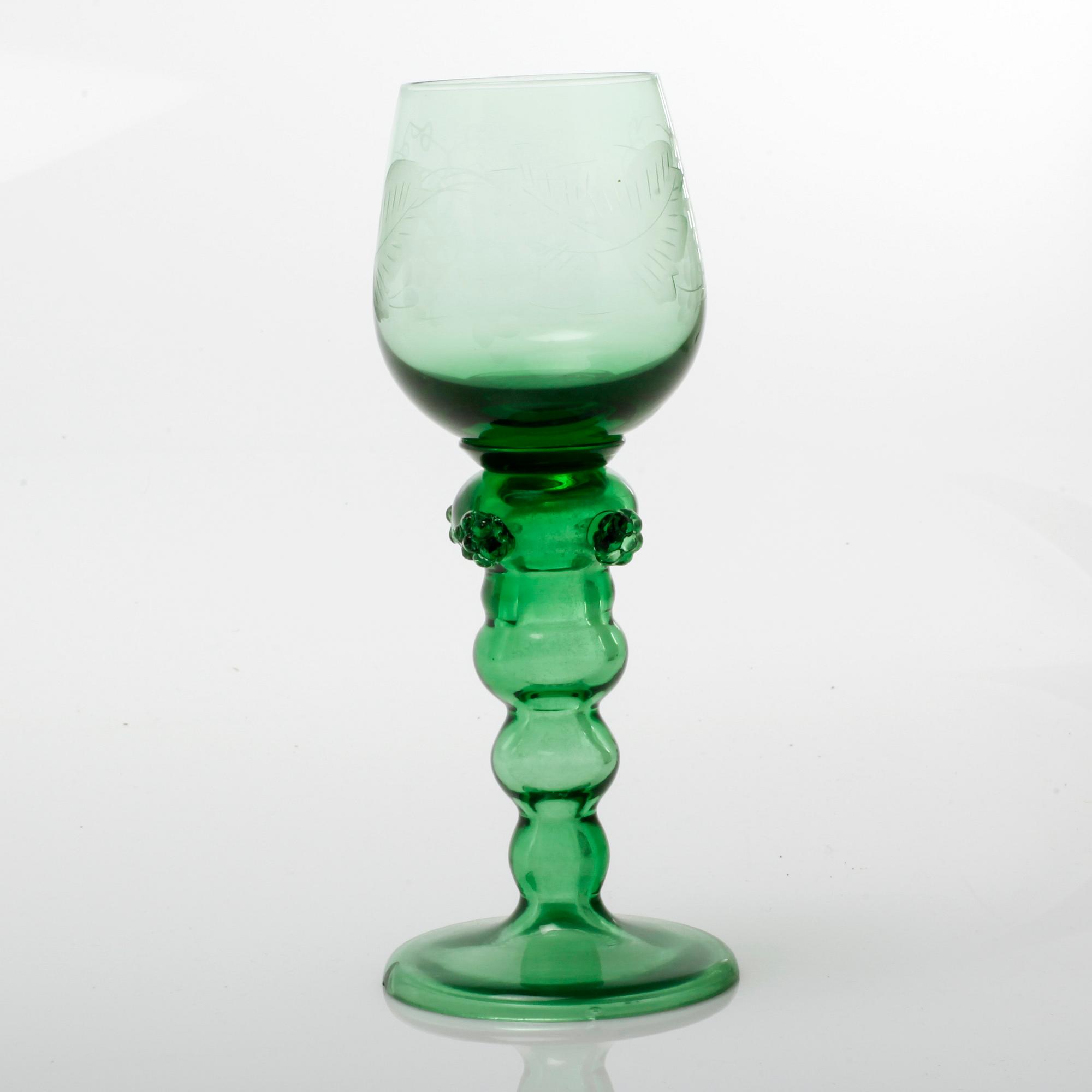 VINGLAS/REMMARE, 11 st, glas, 1900-tal.