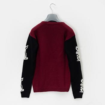 Prada, a knitted wool sweater, size 38.