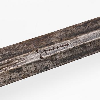 A Swedish cavalry troopers sword from around the year 1700.