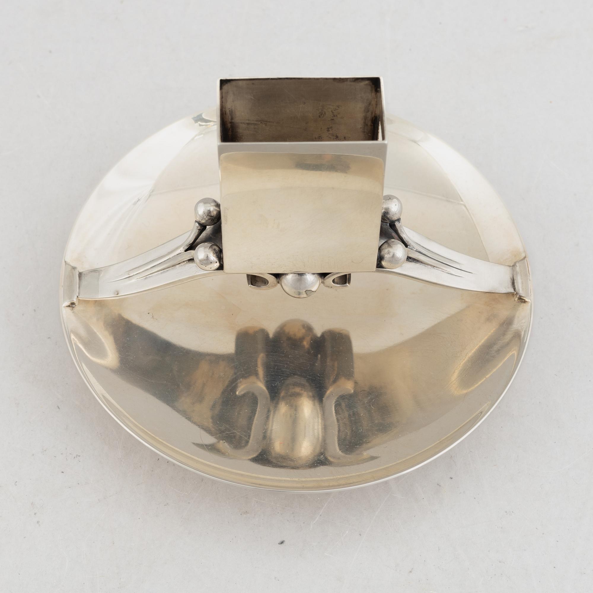 Harald Nielsen, a sterling silver match holder, design no. 637 B, Denmark 1933-1944.
