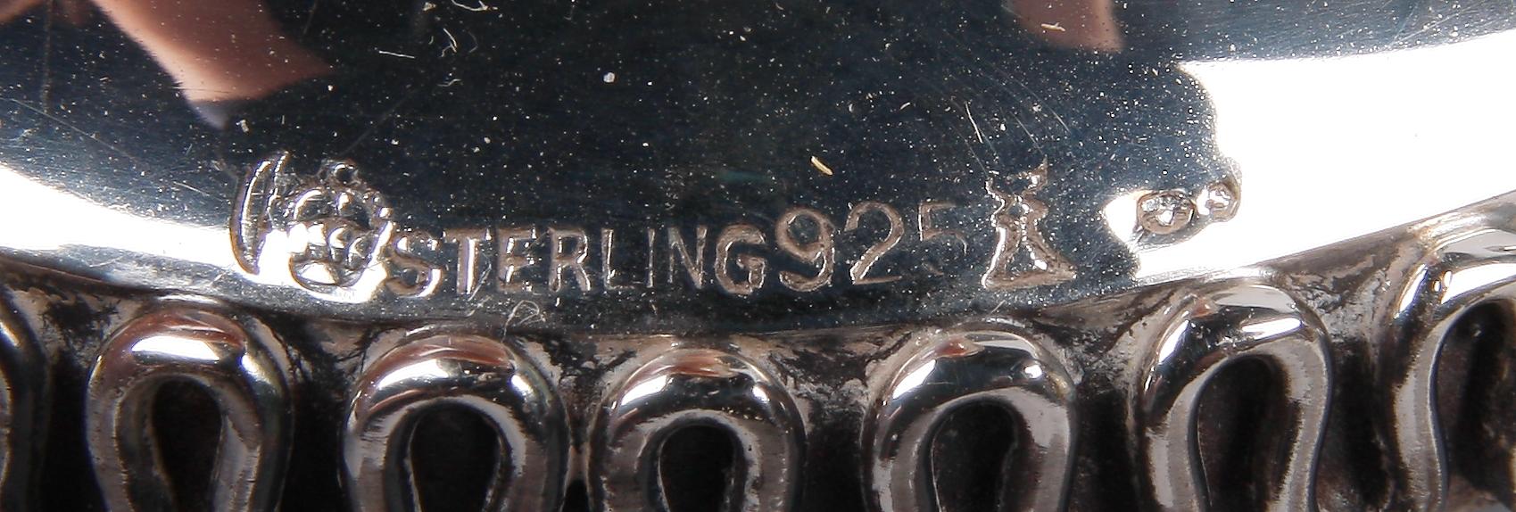 LJUSSTAKAR, ett par, sterling silver, Tyskland, svenska importstämplar. 1900-talets andra hälft.