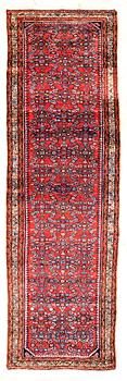 A semiantique oriental runner approx 298x90 cm.