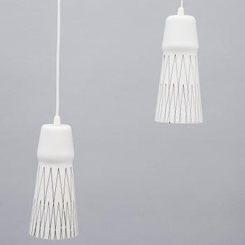TAKLAMPA, Lisa Johansson-Pape, 1900-talets mitt. Höjd ca 90-117 cm.