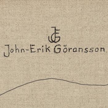 John-Erik Göransson, akryl på duk, signerad a tergo.