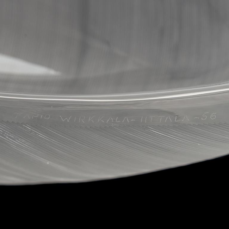 Tapio Wirkkala, skål, modell 3372, signerad Tapio Wirkkala Iittala -56.