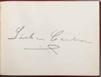 COLLECTION OF AUTOGRAPHS AND PHOTOS, including Swedish actors Bibbi Andersson, Povel Ramel and Sickan Carlsson.