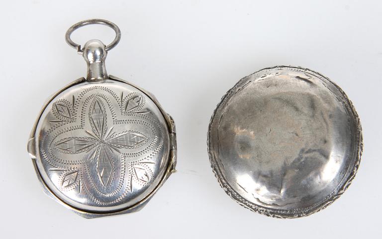 DOSOR, 3 st, silver, 1800/1900-tal. 54 g.