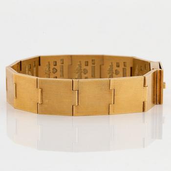 Wiwen Nilsson, armband, Lund 1963, 18K guld.