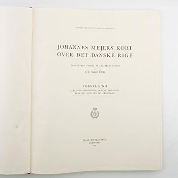 "Johannes Mejers Kort over det Danske Rige I-III", ed N E Nørlund, København 1942.
