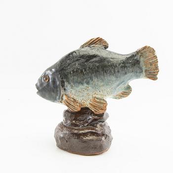 Gunnar Hansson, sculpture, fish.