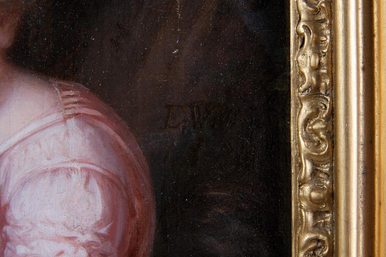 WAHLBERGSON, ERIK, olja på duk. Signerad EW.