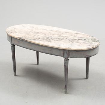 A swedish gustavian style coffee table from the late 20th century.