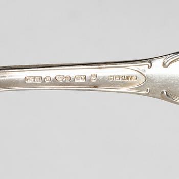 A Swedish silver cutlery set, "Prince Albert", GAB and CG Hallberg, Stockholm and Eskilstuna, 1950s-70s (66 pieces).