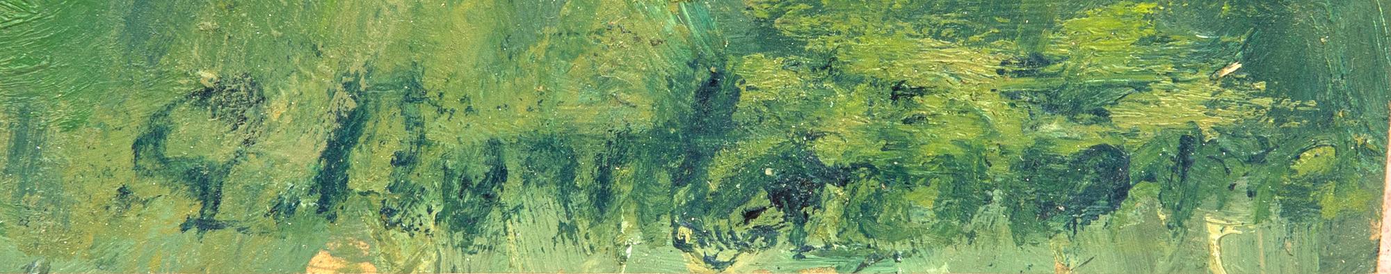Gerhard Nordström, oil on canvas, signed.