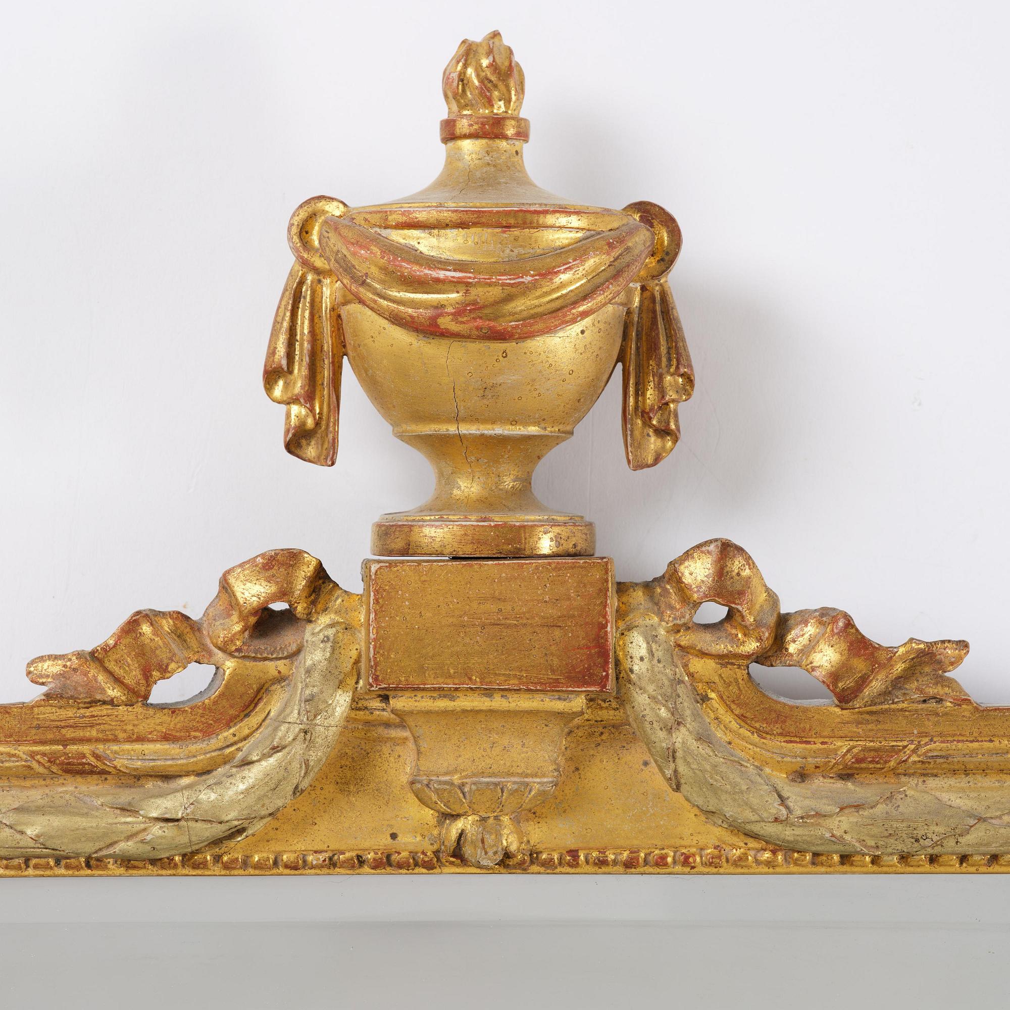 Spegellampetter ett par för två ljus, av Johan Åkerblad (mästare i Stockholm 1758-1799). Gustavianska.