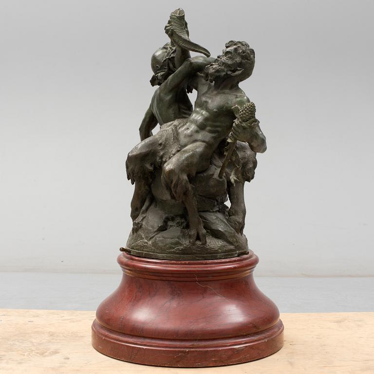 LUDWIG HASSELRIIS, sculpture, bronze, signed.