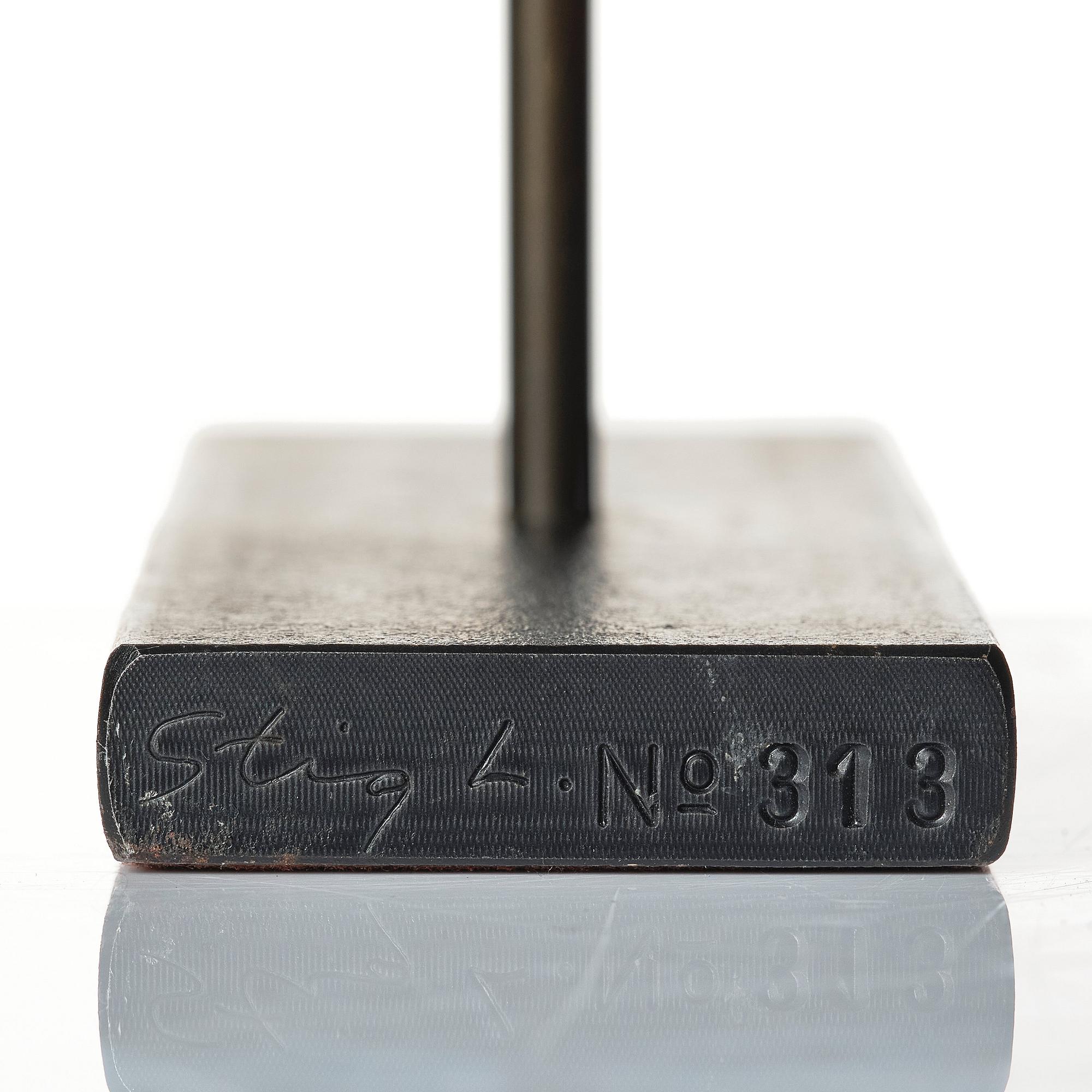 Stig Lindberg, a patinated bronze sculpture, Scandia Present, Sweden 1970s, no 313.