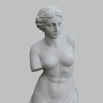 SKULPTUR, marmor, modern tillverkning.