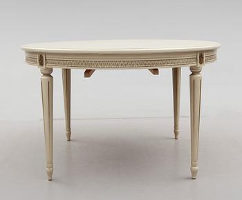 MATGRUPP, 7 delar, gustaviansk stil, 1900-talets andra hälft.