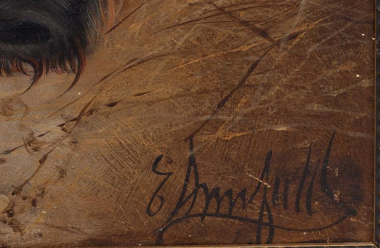 EDWARD ARMFIELD, olja på duk, signerad.