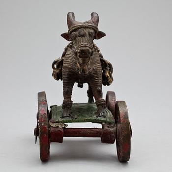 FIGURIN, brons, Indien, troligen 1900-tal.