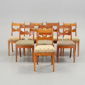 STOLAR, 8 st, Karl Johan, 1800-tal.