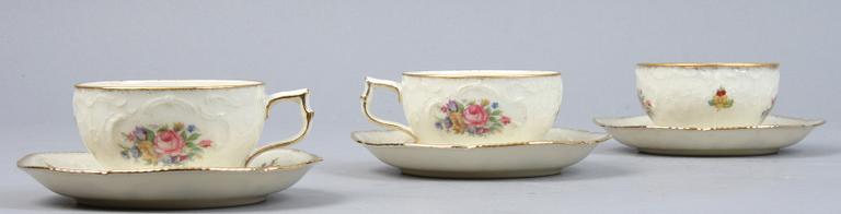 MOCCASERVIS, 18 delar, porslin, Rosenthal.