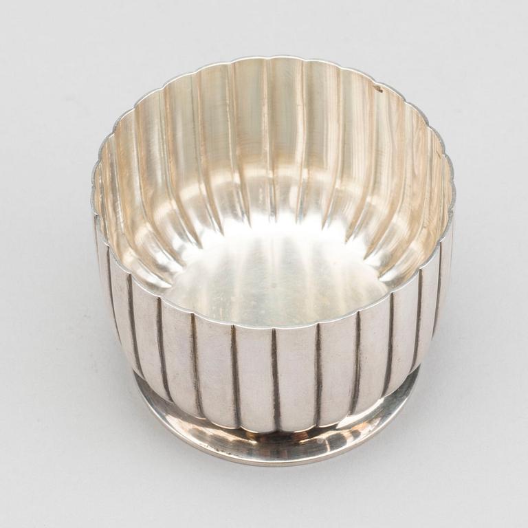 A mid 20th century sterling silver cup/bowl by Sigvard Bernadotte for Georg Jensen 1933-44, Denmark.