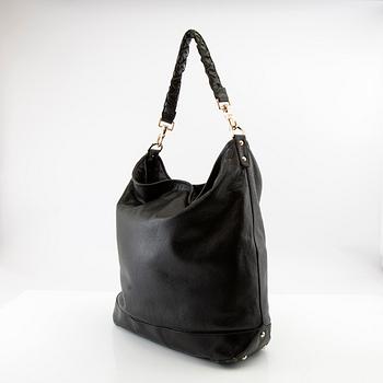 Mulberry, a black leather 'Effie' handbag.