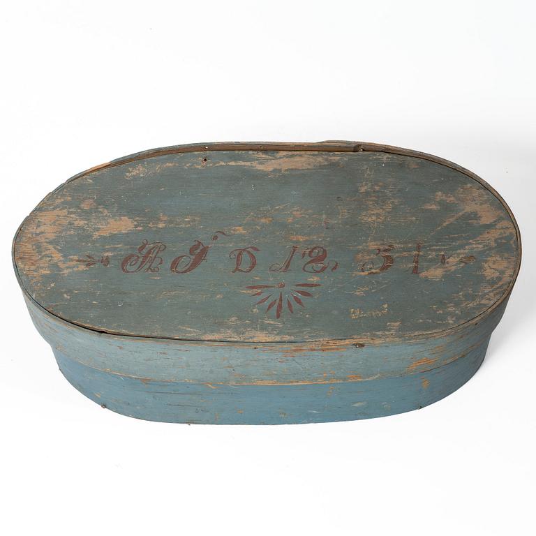 Two boxes, 19th century.