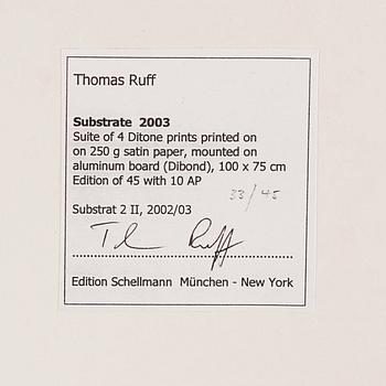 Thomas Ruff, "Substrat 2 II", 2003.