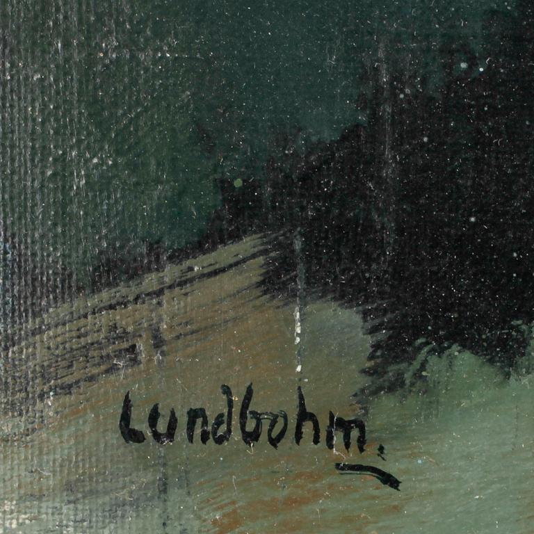 SIXTEN LUNDBOHM, olja på duk, sign o dat a tergo 1948.
