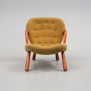 PHILIP ARCTANDER, tillskriven. Fåtölj, "Clam Chair" / "Muslinge", 1940/50-tal.