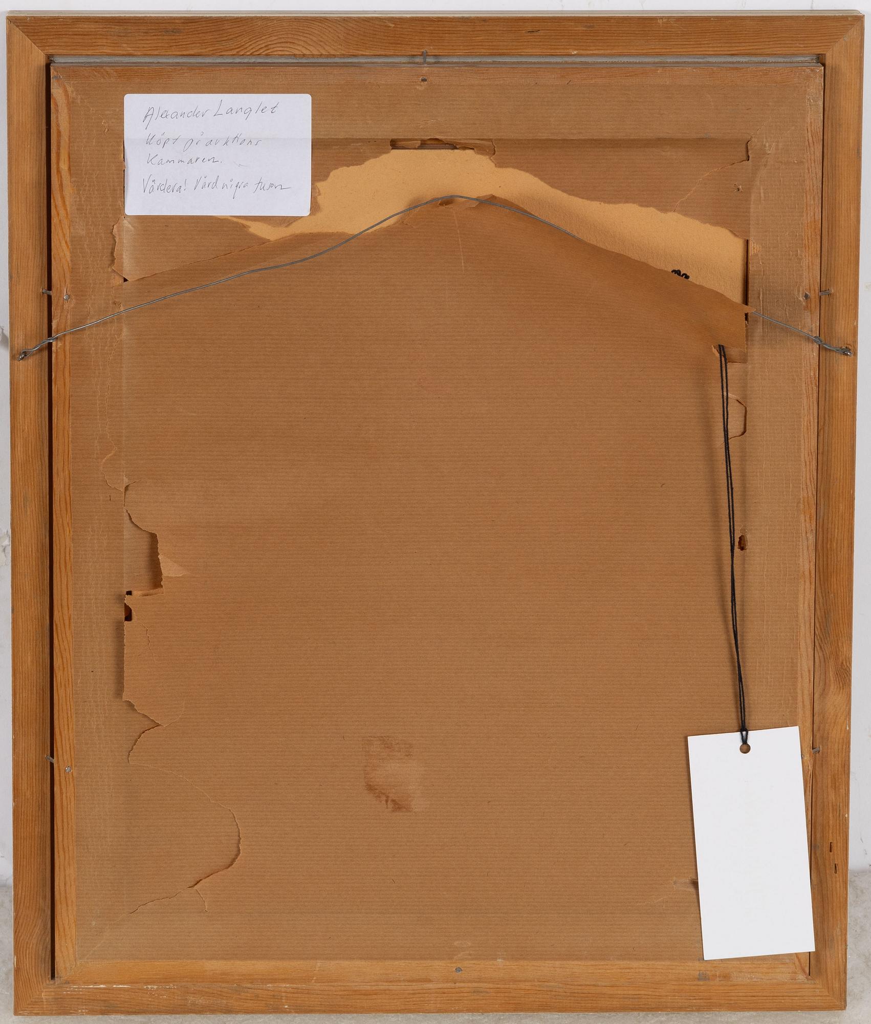 Alexander Langlet, Karoliner i snö,.