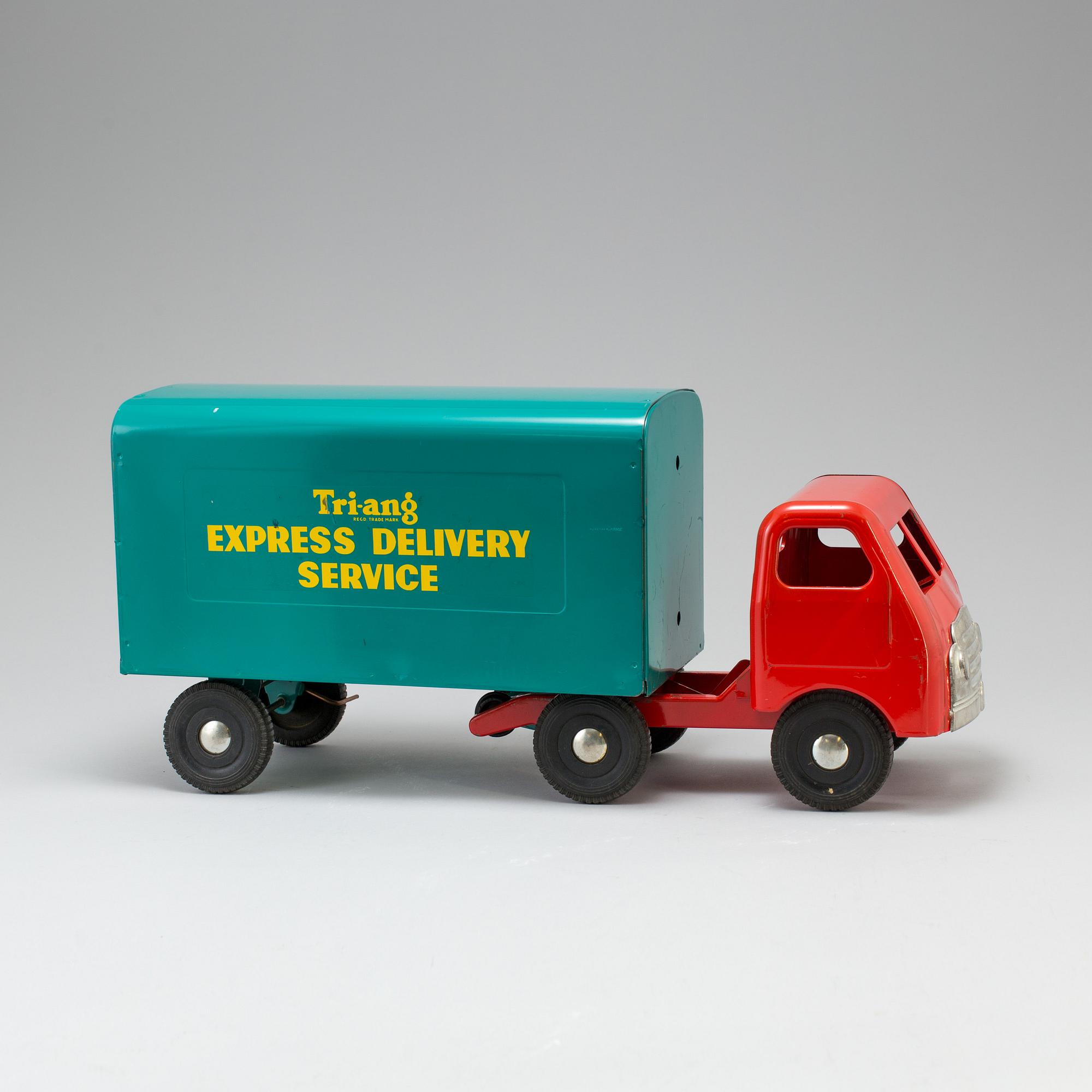 a Tri-ang toy car from the 1960's.